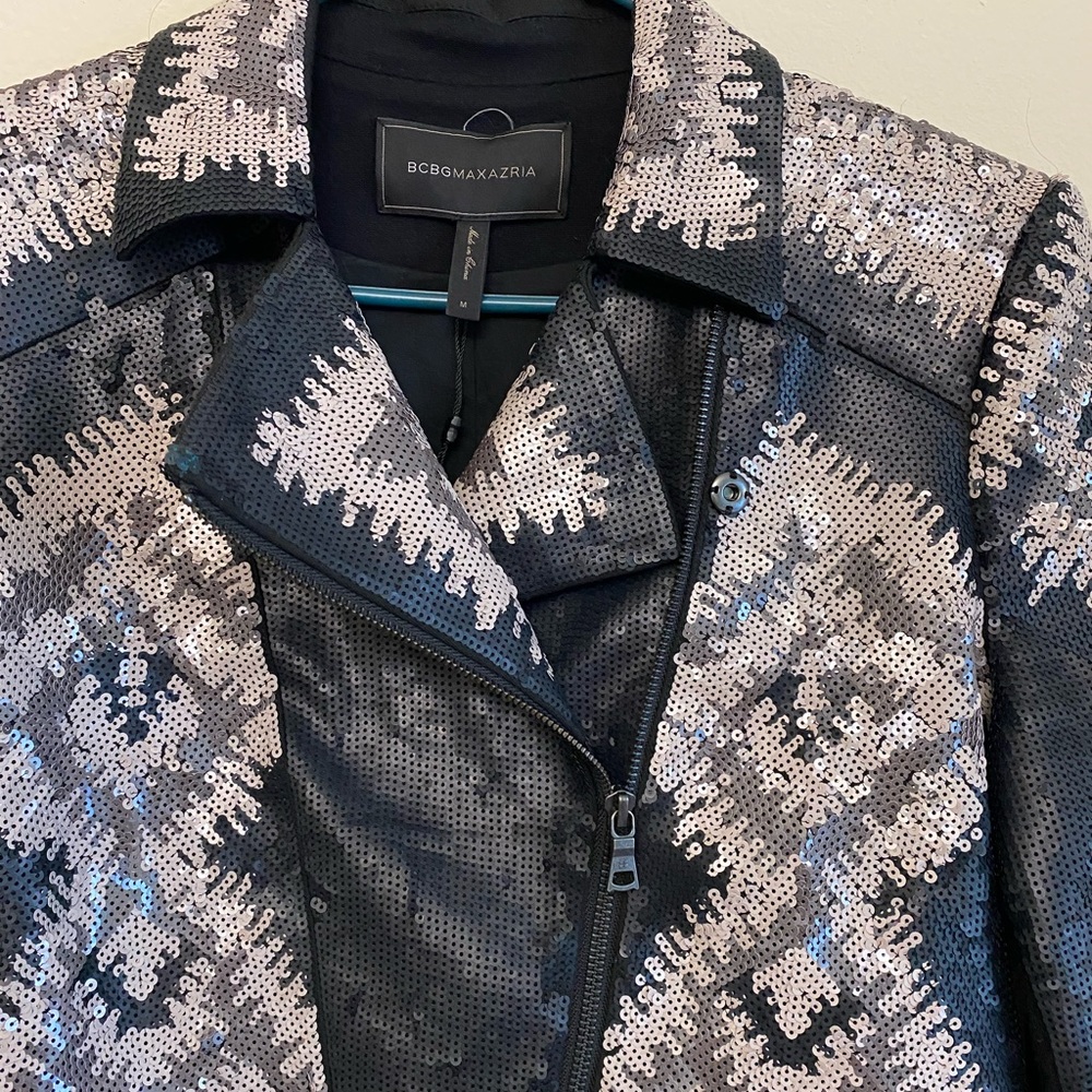 Bcbgmaxazria Runway Sequin Jacket . - image 3